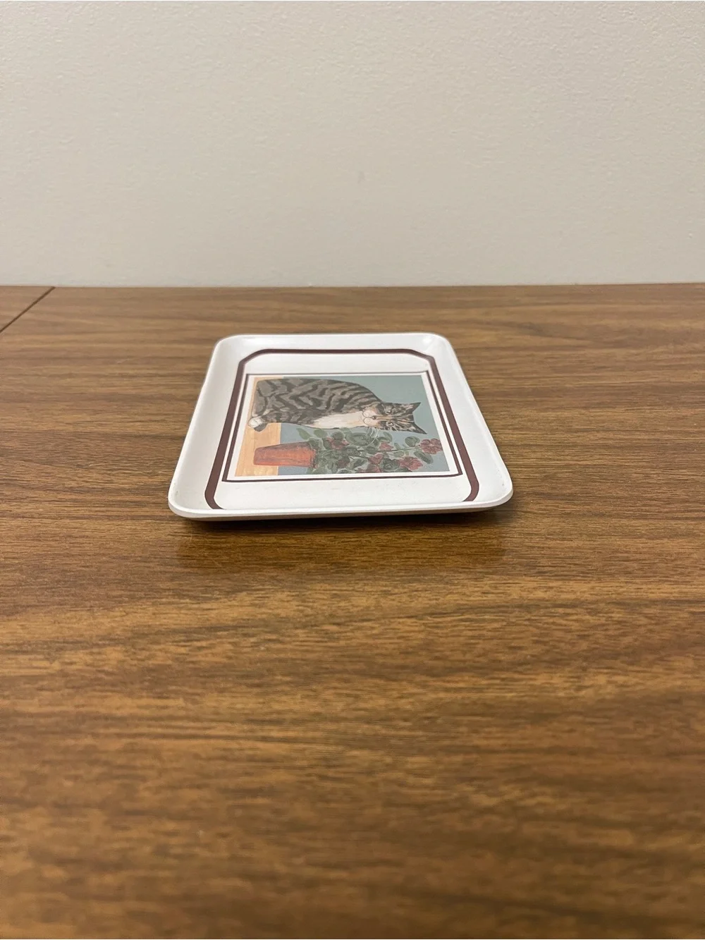 Vintage Cat Trinket Coin Dish